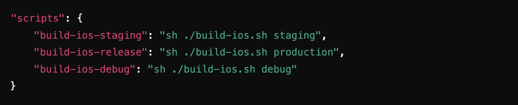 Open package.json and add: